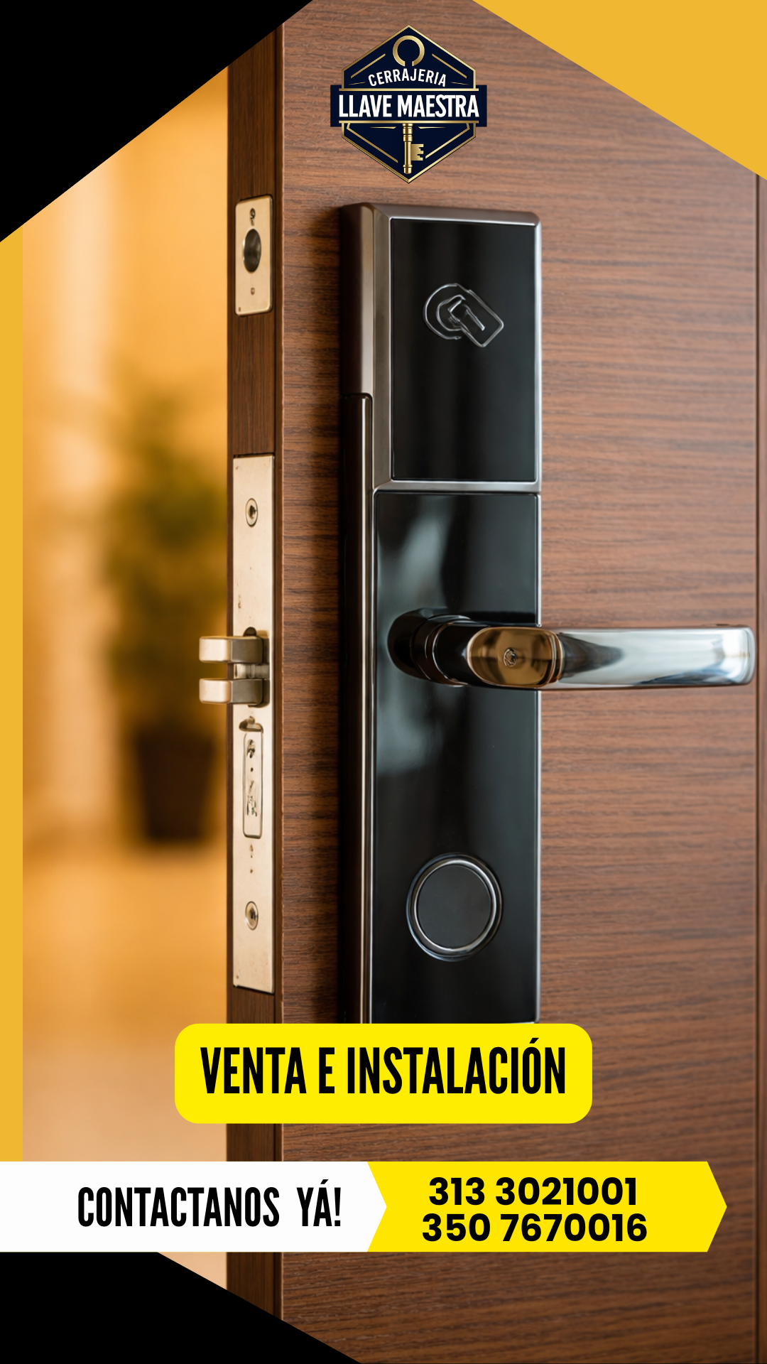 venta e instalación de cerraduras convencionales y electrónicas ibague
